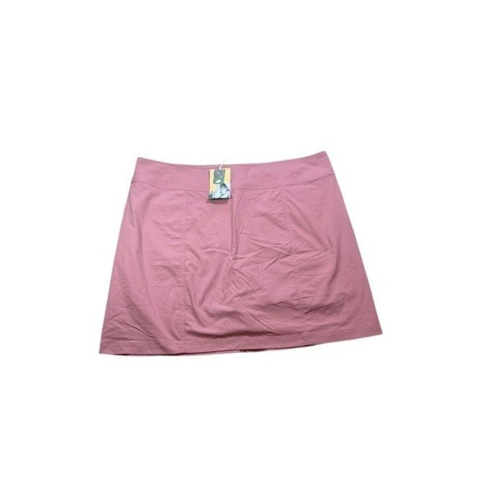 Royal Robbins Discovery III Skort Womens 20 Plus Hiking Skirt Pink Rose Deco